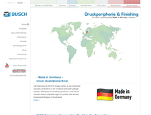 Tablet Screenshot of buschgraph.de